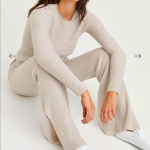 Something Navy Vivienne Cashmere Pant. Sz. small